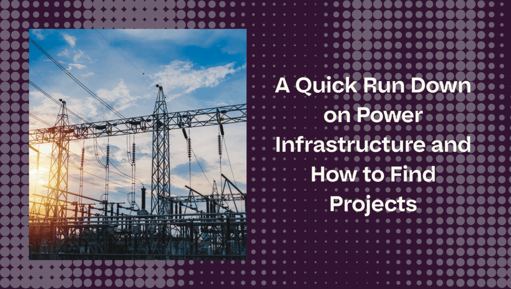 power substation with towers